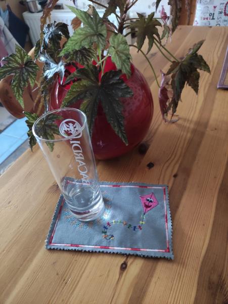 ITH - Stickdatei Mug Rug Herbstdrache Timo